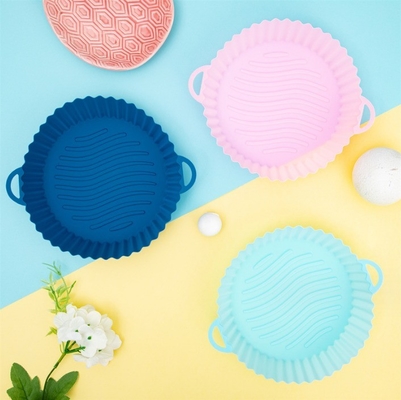 Silicone Air Fryer Pot for Baking Dishes Pans Reusable Silicon Oven Pan