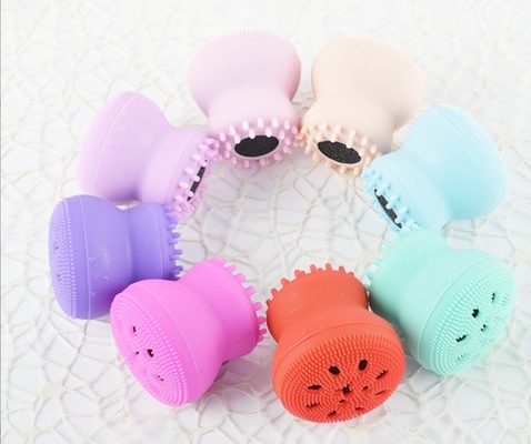 Deep Pore Exfoliating Silicone Facial Cleansing Brush with Octopus Shape and Stocked