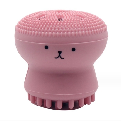 Deep Pore Exfoliating Silicone Facial Cleansing Brush with Octopus Shape and Stocked