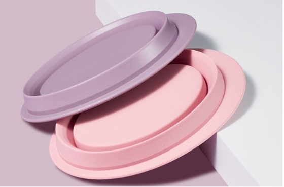 Sustainable Style Foam Folding Cleaning Pad Silicone Makeup Brush Cleaner Wash Bowl