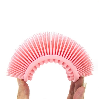 Easy to Clean Loofah Skin with Silicone Body Scrubber and Exfoliating Shower Bath Brush
