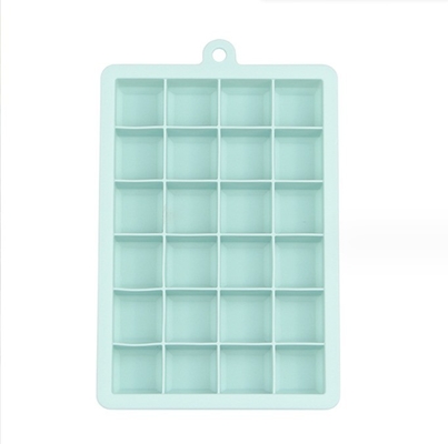 Food Grade Silicone Ice Cube Trays with Lids 15 Cavity and 24 Cavity Easy Release Molds