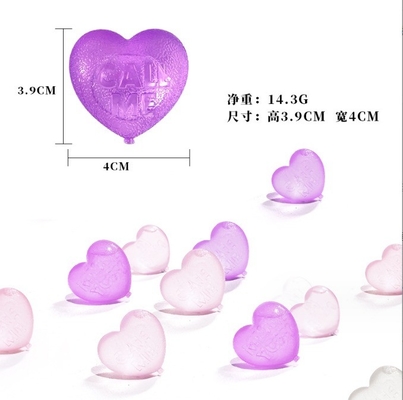 Ice Cream Tools Plastic Heart Shape Ice Cube for Beer Cooling Food Grade Bar Accessories
