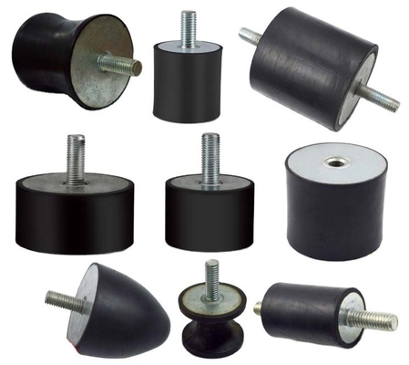 Rubber and Metal Shock Absorber Block for Moulding Processing Service
