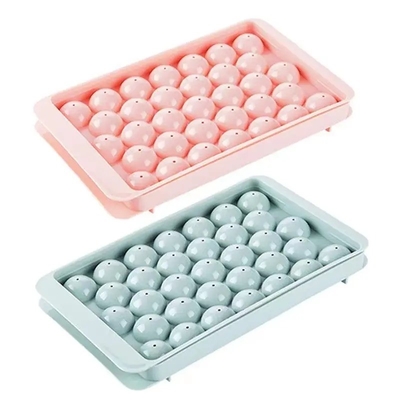 PP Material Three Sizes Eco-friendly Food Grade Silicone Ice Maker Ice Cube Tray Small Ice Ball Maker Mold
