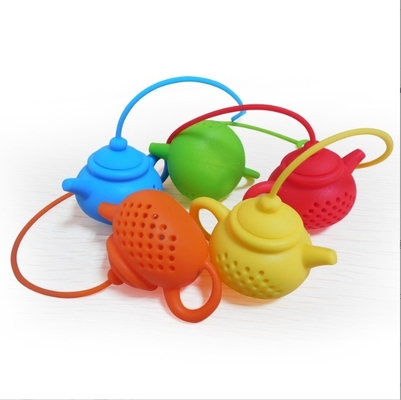 Silicone Tea Bag Leaf Filter Diffuser Portable Tea Infuser for Creative Teapot Shape