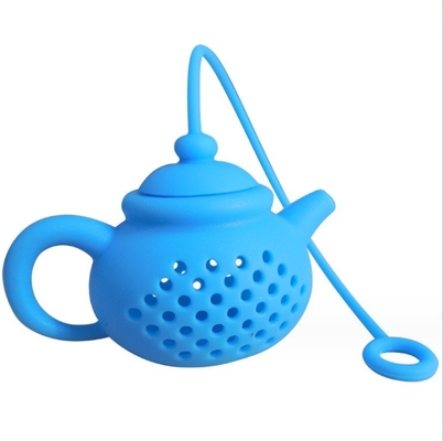 Silicone Tea Bag Leaf Filter Diffuser Portable Tea Infuser for Creative Teapot Shape