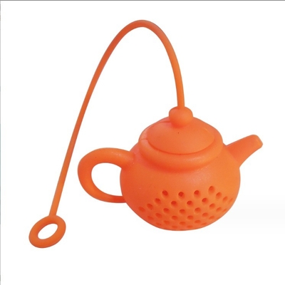 Silicone Tea Bag Leaf Filter Diffuser Portable Tea Infuser for Creative Teapot Shape