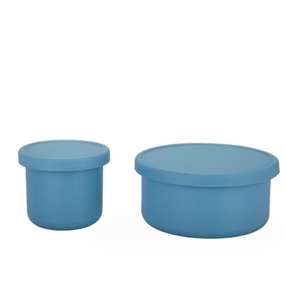 Food Grade Silicone Bento Lunch Box 1 Lattice Food Storage Container for All Ages
