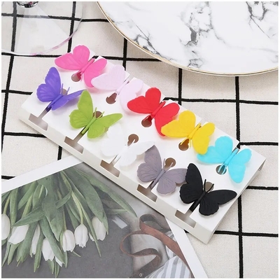 Stocked Silicone Cute Butterfly Design Wine Glass Bottle Mug Cup Identification Tags
