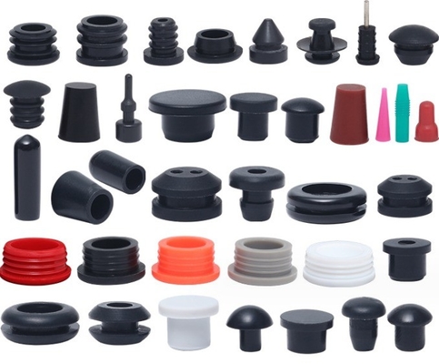 High Temperature Moulding Silicone Rubber End Cap and Stopper Plug for Custom Assortment