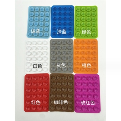 Silicone 24 Anti Slip Silicone Custom Adhesive Suction Cup Pads for Cell Phone Holder