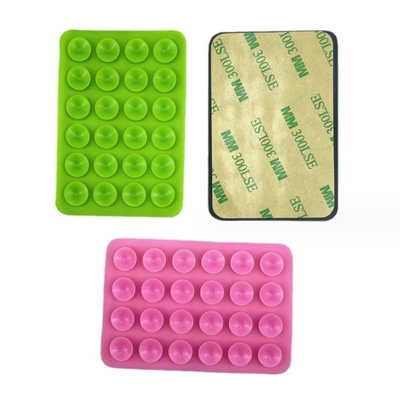 Silicone 24 Anti Slip Silicone Custom Adhesive Suction Cup Pads for Cell Phone Holder
