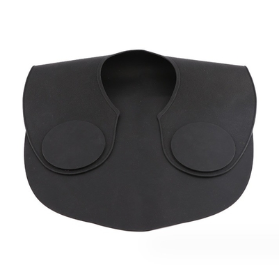 Custom Logo Barber Black Silicone Shawl for Hair Cutting and Dyeing at Salon Supplies