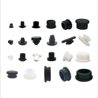 Custom Black Silicone Rubber Camera Cap for Button Moulding Service