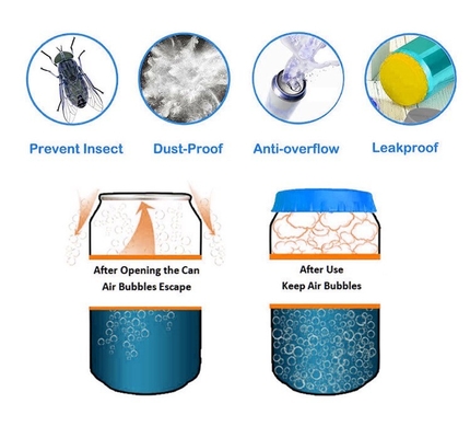 Sustainable ODM/OEM Custom Lids for Universal Reusable Lid Food Cans No Design Style
