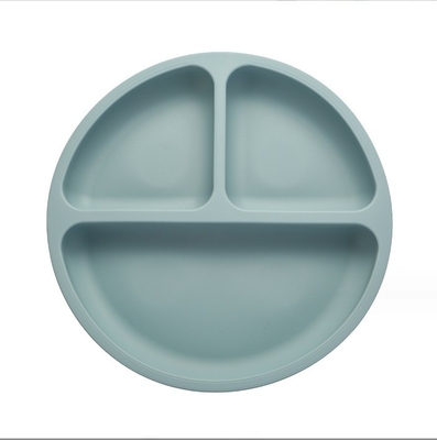 Food Grade Silicone Baby Kids Placemat Divided Baby Suction Plates for Toddler Eating