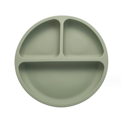 Food Grade Silicone Baby Kids Placemat Divided Baby Suction Plates for Toddler Eating
