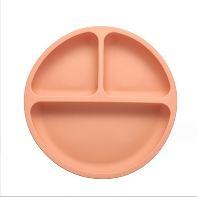 Food Grade Silicone Baby Kids Placemat Divided Baby Suction Plates for Toddler Eating