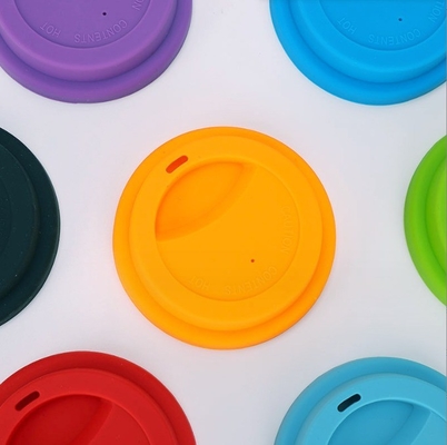 Silicone Cup Lids Anti Dust Spill Proof Replacement for Glass Beverage Accessories