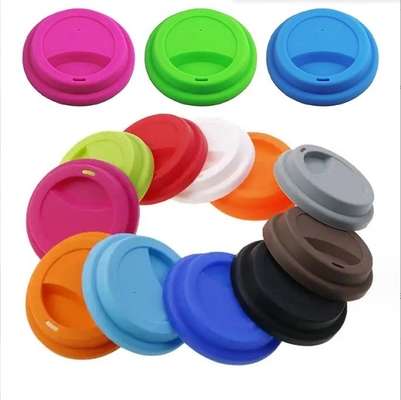 Drinkware Type Cups Saucers Reusable Silicone Coffee Cup Cover Colorful Rubber Cup Lid