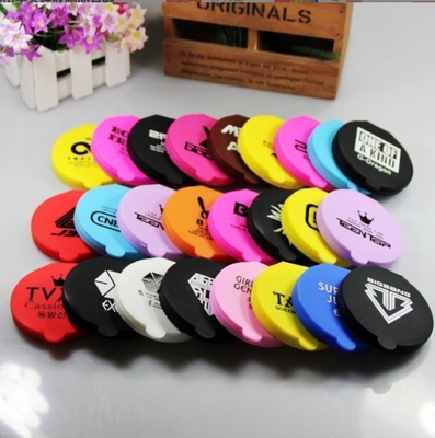 Custom Logo Double Side Silicone Glass Pocket Mirror for Modern Style Makeup Gift