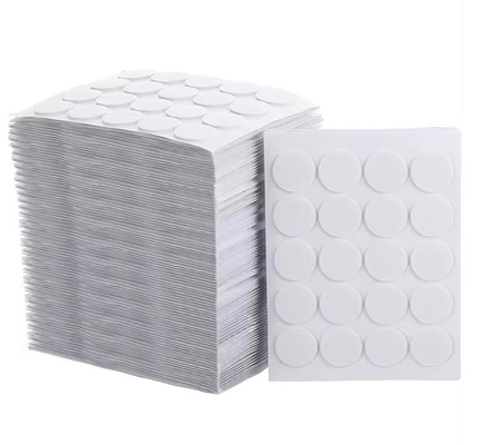 DIY Glass Candles Making Tool Kit with White Foam Stickers and Double-sided Stickers