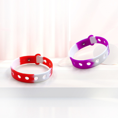 Silicone Processing Design Adjustable Charms Wristband Bracelets for Events