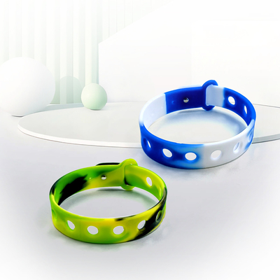 Silicone Processing Design Adjustable Charms Wristband Bracelets for Events