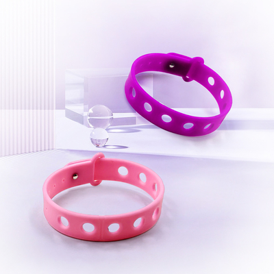 Silicone Processing Design Adjustable Charms Wristband Bracelets for Events