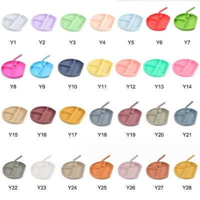 Plate Production Safe and Durable Food Grade Silicone Suction Plate for Baby