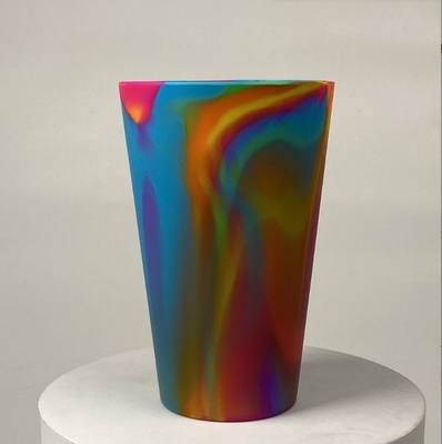 Unbreakable 16 Ounce Silicone Cups for Parties Sports and Outdoors Stocked Design