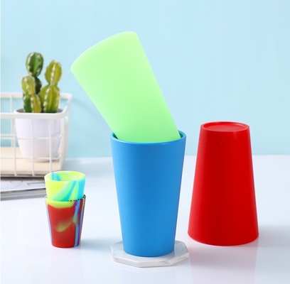 Home Kitchen Sustainable Colorful Silicone Drinking Cups for Custom Reusable Coffee Cup