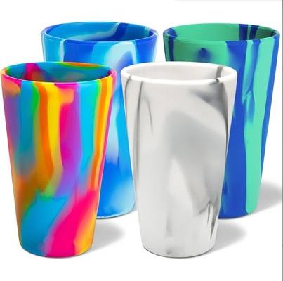 Customized Silicone Coffee Mugs Tumbler Gift For Travel Coffee Mug With Handle Drinking Cup