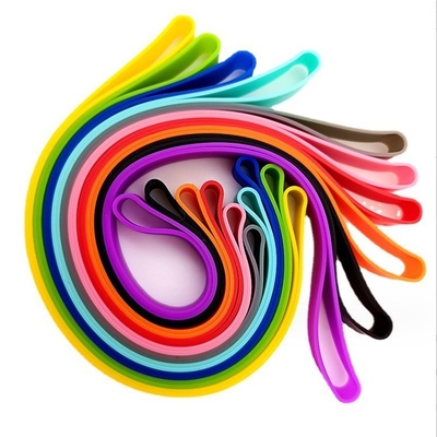 Elastic and Colorful Silicone Wrapping Bands Perfect for Various Applications