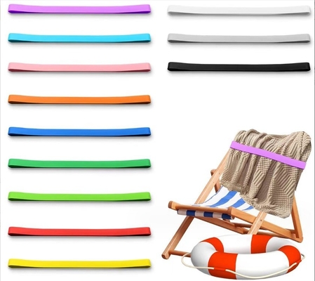Moulding Processing Service Custom Silicone Towel Bands for Outdoor Gear and Packing Chair