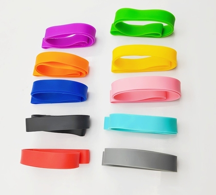 Custom Elastic Thick Wide Beach Chair Towel Clips Silicone Rubber Bands for Cutting Service
