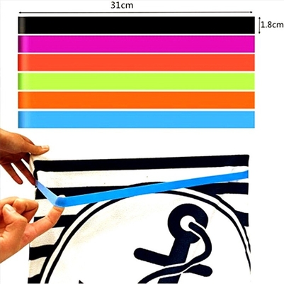 Silicone Elastic Strap for Office Supplies Hand Ledger Book Notebook Lunch Box Band Easy