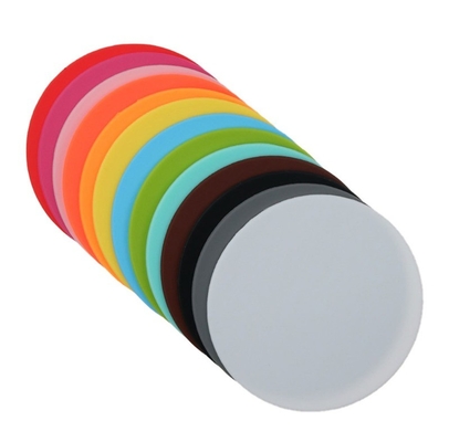 Silicone Coaster 10CM Round Insulation Pad Table Decoration Accessories Type Mats Pads