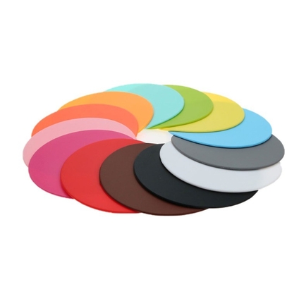 Silicone Coaster 10CM Round Insulation Pad Table Decoration Accessories Type Mats Pads
