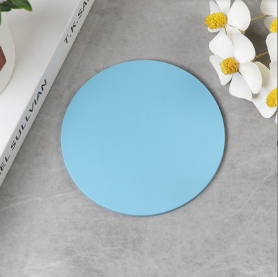 Round Custom Printed Logo Coaster for Drink Cup Mat Soft PVC Coaster in Durable Material