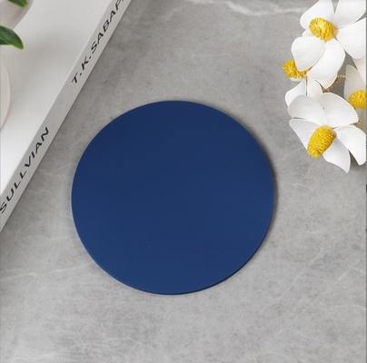 Round Custom Printed Logo Coaster for Drink Cup Mat Soft PVC Coaster in Durable Material