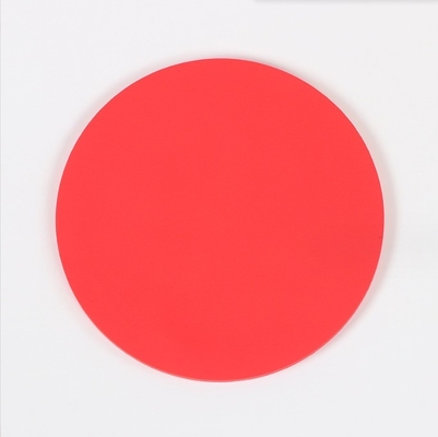 Table Mat Drink Coaster PVC Waterproof Heat Insulation Round Fashion Colorful Coasters