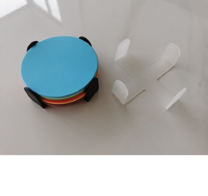 Deep Grooved Absorbent Silicone Coaster Pad Mat for Heat Resistant Pot Mug Coffee Cup