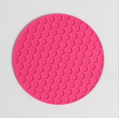Deep Grooved Absorbent Silicone Coaster Pad Mat for Heat Resistant Pot Mug Coffee Cup
