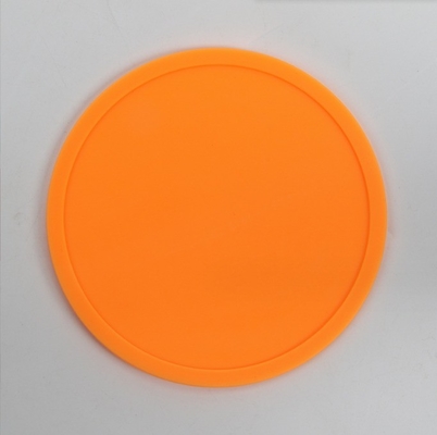 Custom Round Silicone Drink Coaster None Design Style for Dining Table