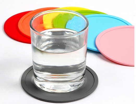 Customized Silicone Coasters for Sustainable Round Mat in Home and Office Essentials