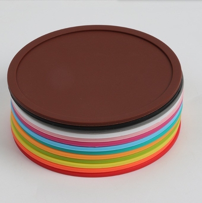Customized Silicone Coasters for Sustainable Round Mat in Home and Office Essentials