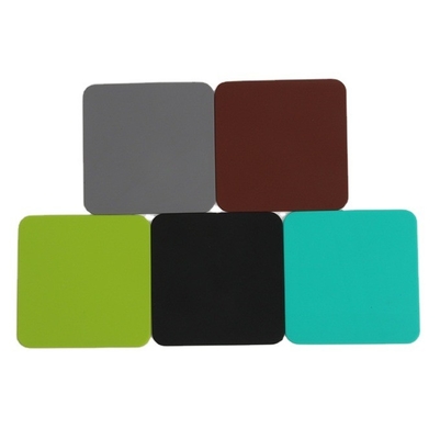 Square Colorful Silicone Non-slip Drink Coasters Cup Pad Mat for Hot and Cold Drinks
