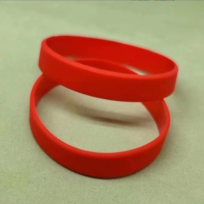 Silicone Wristband For Kids Custom Size Rubber Bracelet In Moulding With Printing Logo